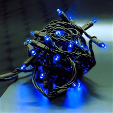 Image of 50L 5MM LED - Blue with Gr Cord - 6" Spacing